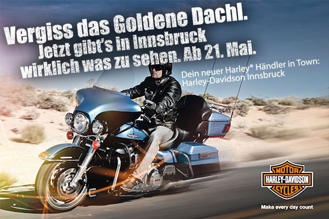 HARLEY-DAVIDSON APRE DI NUOVO AD INNSBRUCK